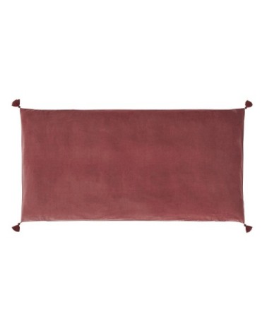 Housse de matelas de sol en velours de coton terracotta 60x120