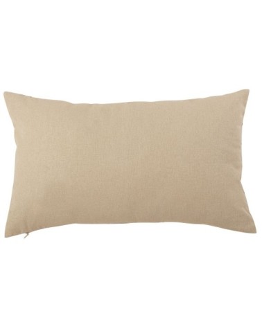 Housse de coussin en coton recyclé imprimé feuillage 30x50