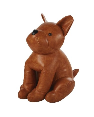 Déco à poser chien marron H78