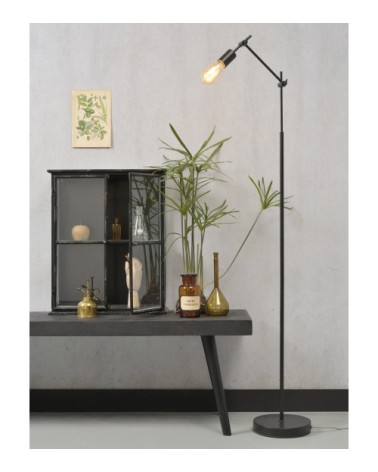 Lampadaire noir H170cm