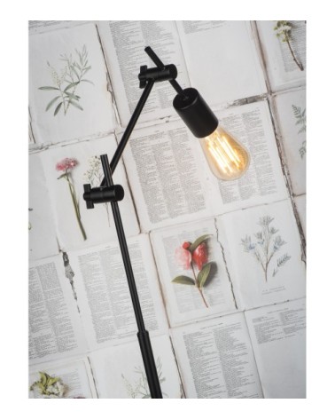 Lampadaire noir H170cm