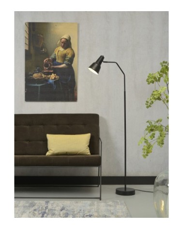 Lampadaire noir H144cm