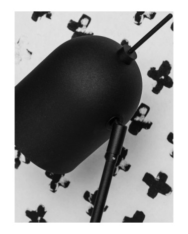 Lampe de table noire H50cm