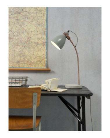 Lampe de table grise H50cm