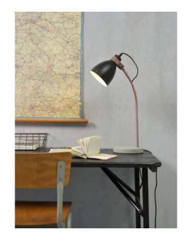 Lampe de table noire H50cm