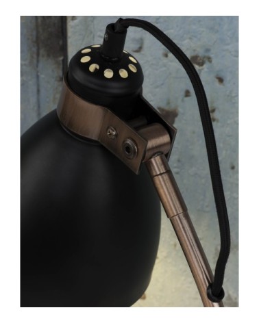 Lampe de table noire H50cm