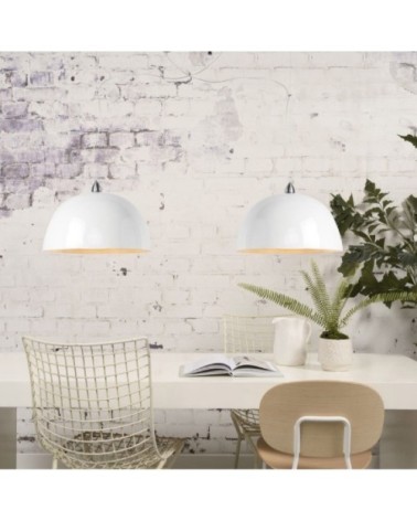 Suspension double en bambou L135cm