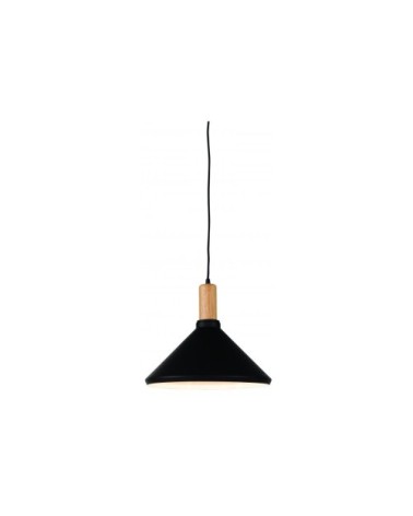Suspension en fer noir H30cm