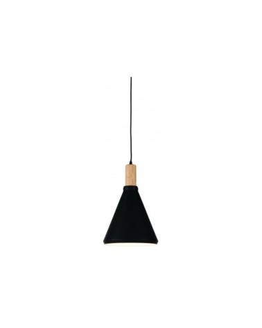 Suspension en fer noir H38cm