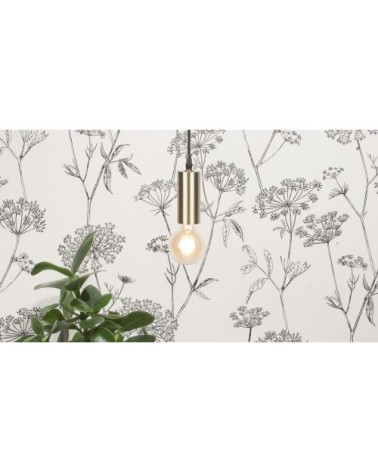 Suspension en fer doré H11cm