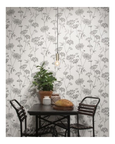 Suspension en fer doré H11cm