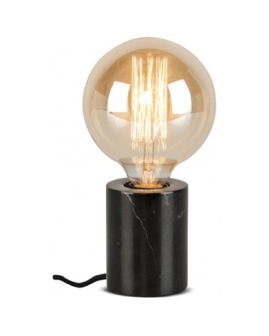 Lampe de table en marbre noir H10cm