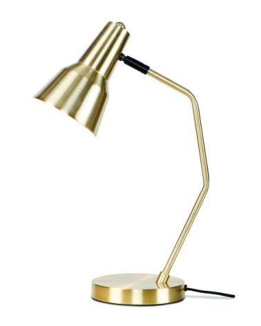 Lampe de table en fer doré H44cm