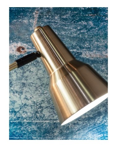 Lampe de table en fer doré H44cm