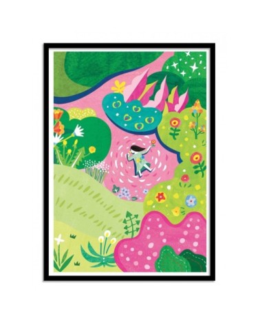 Affiche d'art enfant 50 x 70 cm