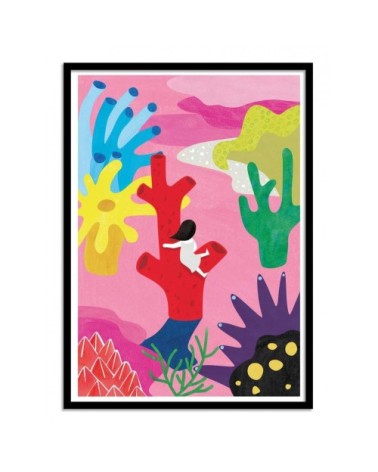 Affiche d'art enfant 50 x 70 cm