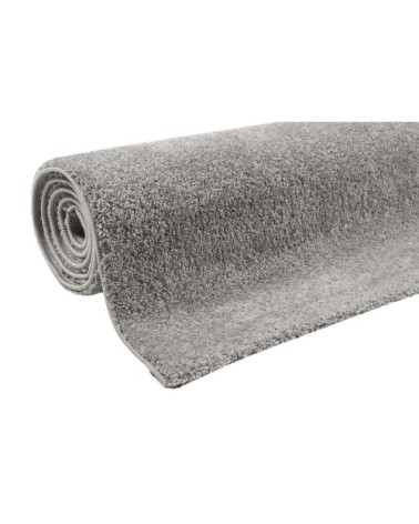 Tapis uni intemporel gris pour salon, chambre 200x133