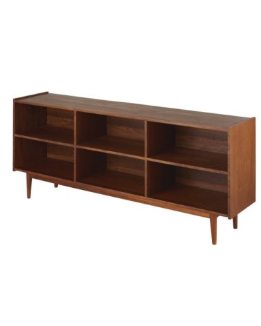 Etagère vintage 6 niches marron