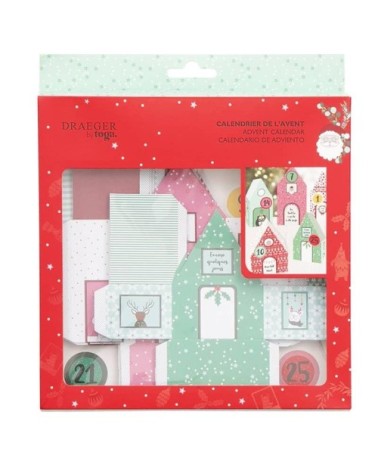Kit DIY Noël calendrier de l'avent en papier