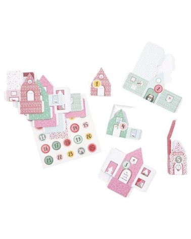 Kit DIY Noël calendrier de l'avent en papier