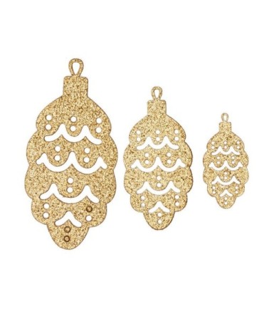 Die-cut boules de Noël