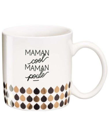 Mug cadeau maman cool, maman poule