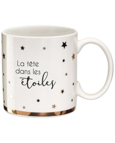 Mug cadeau la tête dans les étoiles