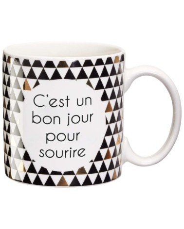 Mug cadeau c'est un bon jour pour sourire