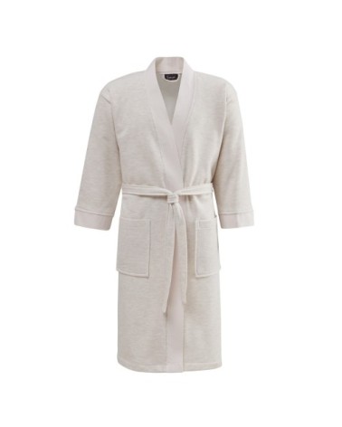 Robe de chambre molleton  blanc cassé S