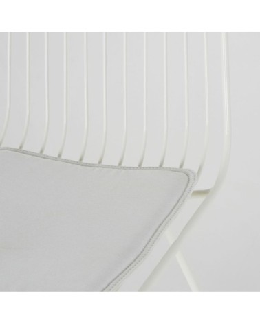 Chaise pour îlot central en métal blanc H65