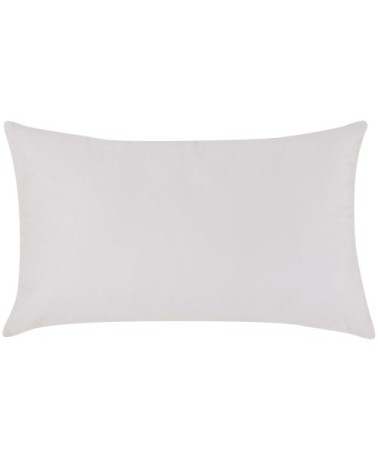 Housse de coussin en suédine imprimé bleu 30x50