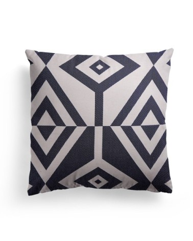 Housse de coussin coton Bleu 40x40 cm