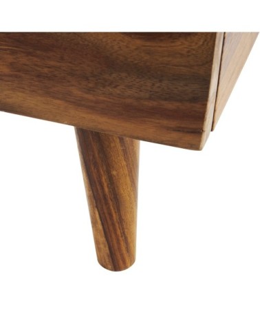 Lit 180x200 vintage en bois de sheesham massif