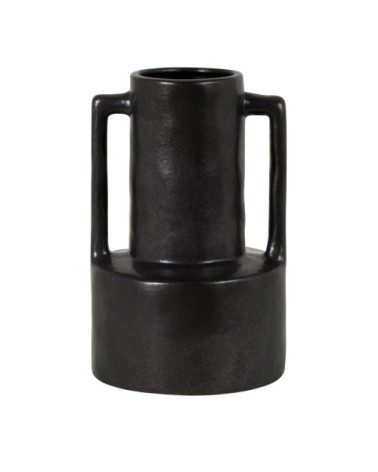 Vase en dolomite noire H23