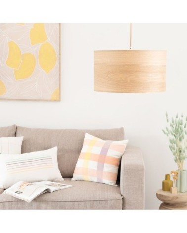 Suspension tambour en bois de frêne D40