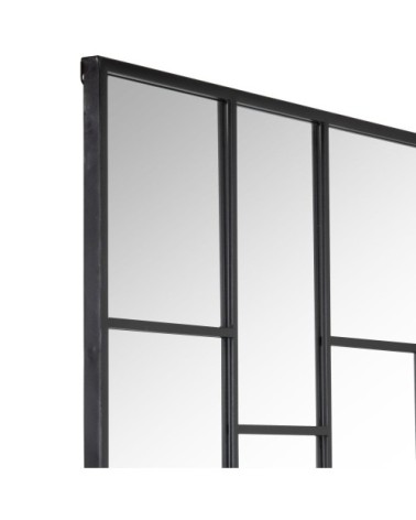 Miroir en métal noir 76x90