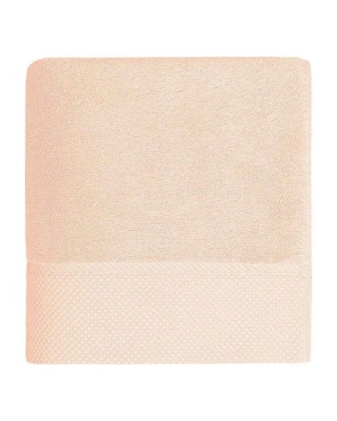 Drap de bain zéro twist 560gr/m²  poudre 70x140 cm