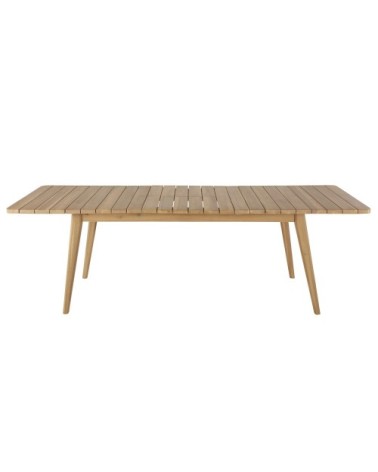 Table de jardin extensible en acacia massif 8/10 personnes