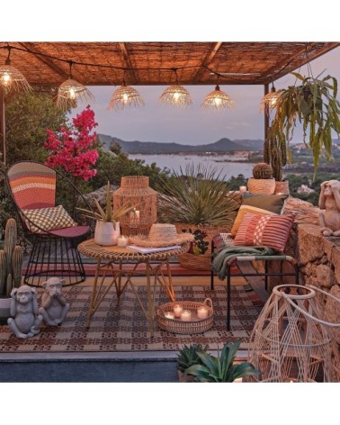 Statuettes singes sagesse en ciment effet pierre (x3)