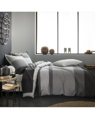 Housse de couette en lyocell gris 260 x 240