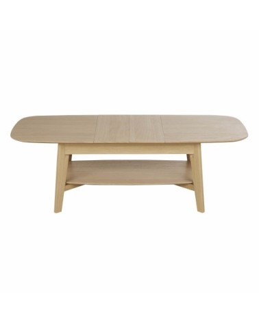Table basse extensible beige L100/140