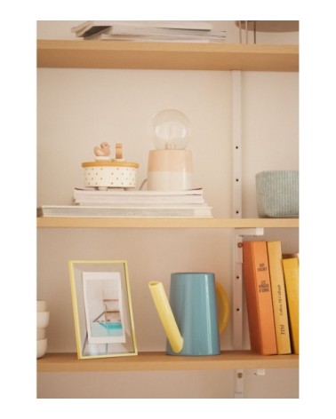 Arrosoir en dolomite bleue et jaune