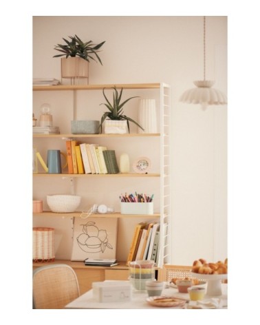 Arrosoir en dolomite bleue et jaune