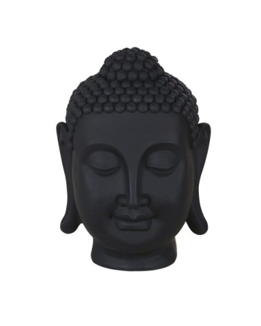 Statuette tête de bouddha noire H83