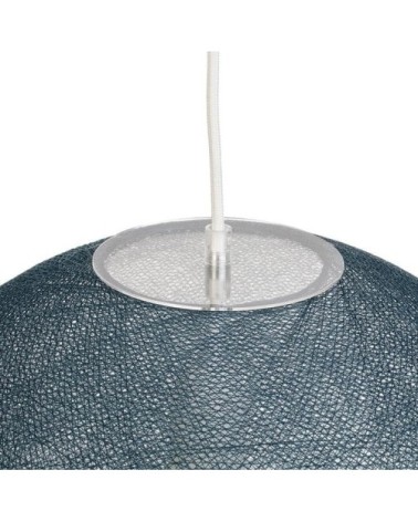 Globe bleu pétrole D36cm