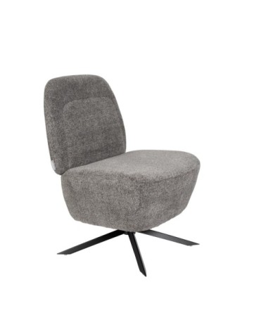 Fauteuil Lounge gris clair