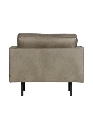 Fauteuil vintage elephant skin taupe