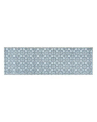 Tapis en vinyle à motifs bleus et blancs 60x199