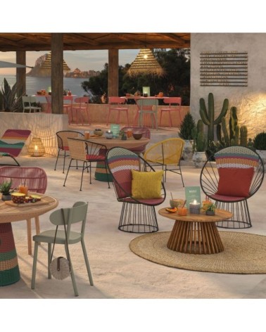 Coussin terracotta 45x45