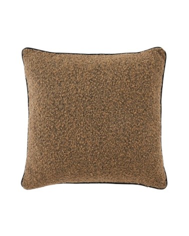 Coussin marron et noir 45x45